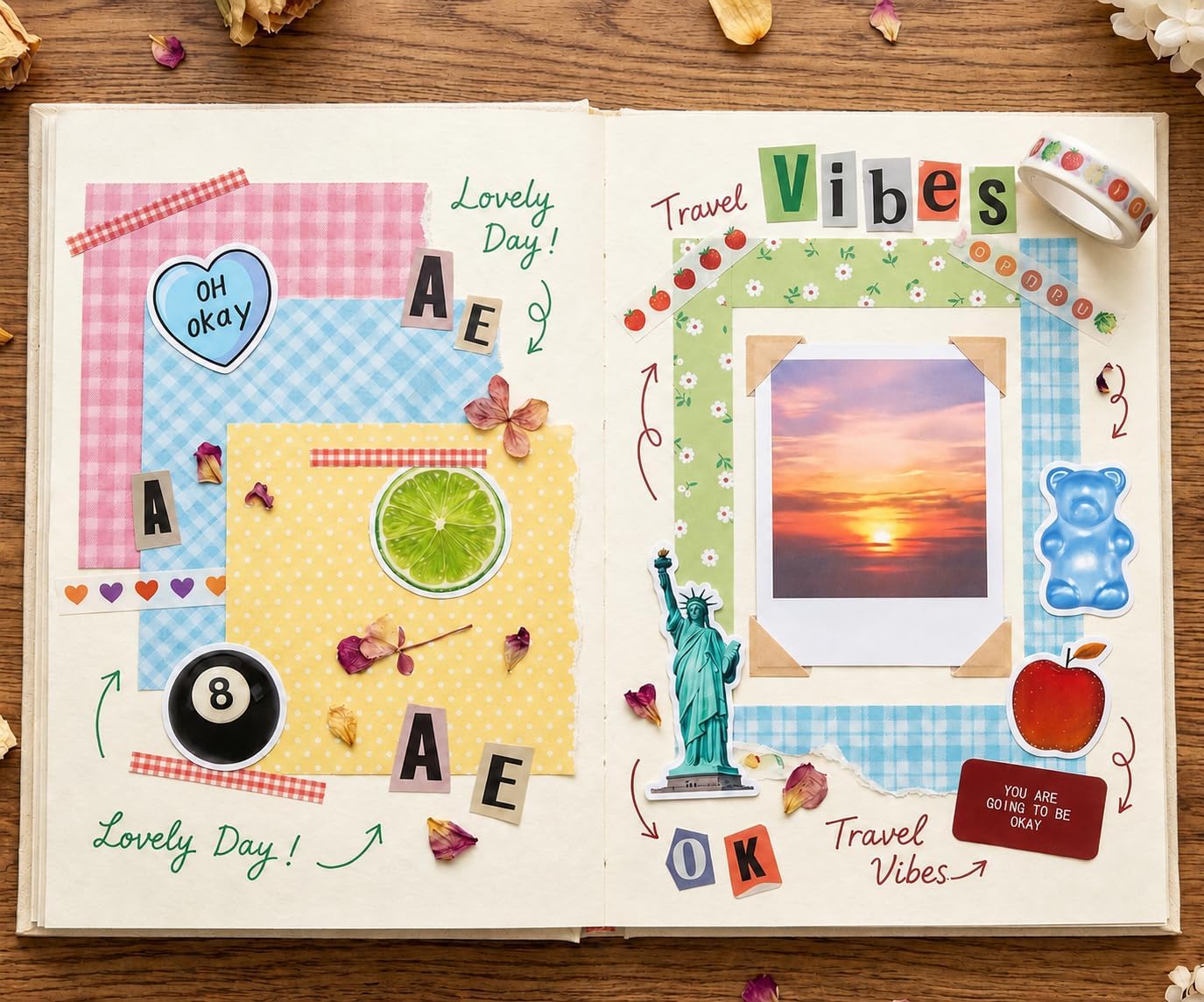 12-Sheet Patterned Scrapbook Paper Kit