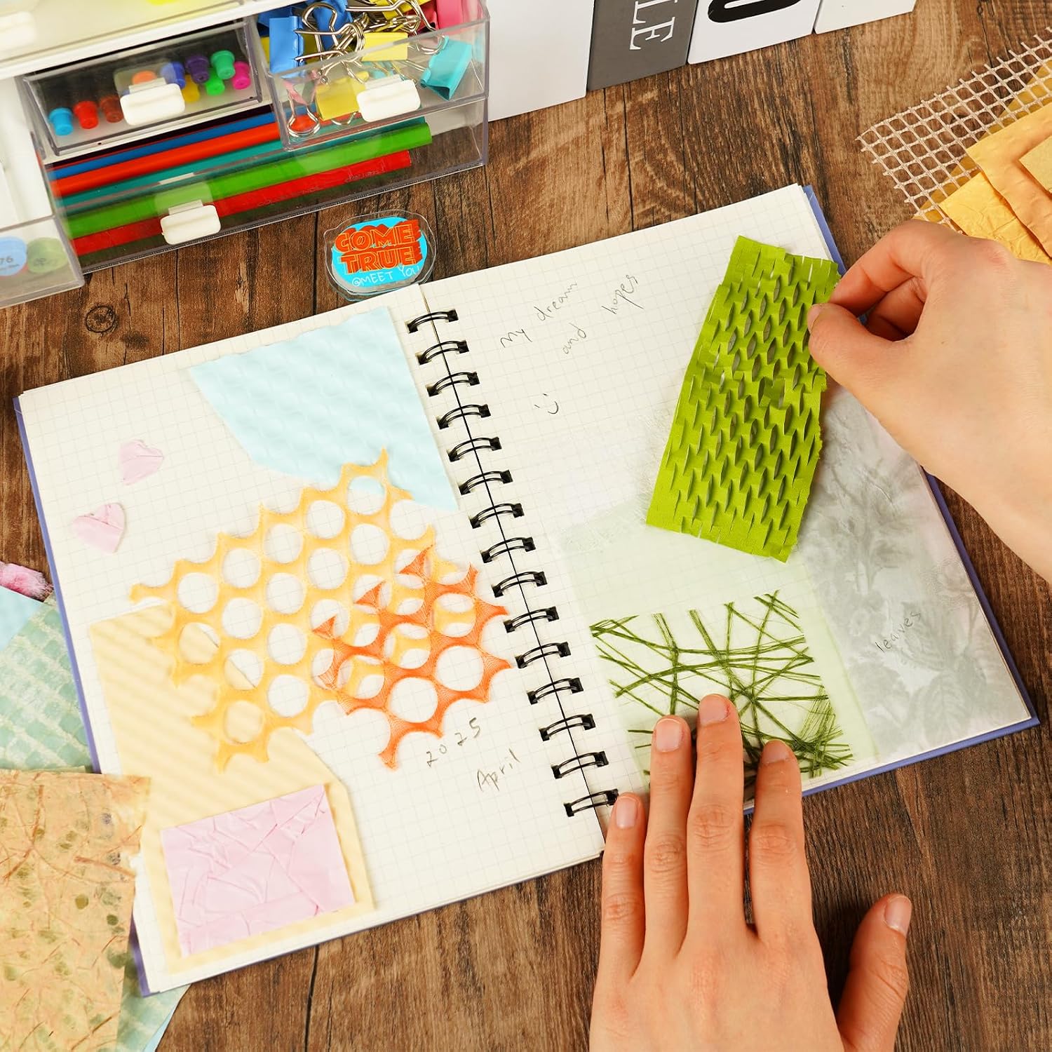 160-Sheet Assorted Texture Paper Set