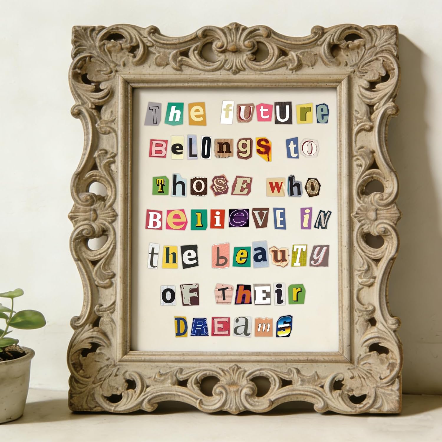 24-Sheet Vintage Magazine Letter Stickers