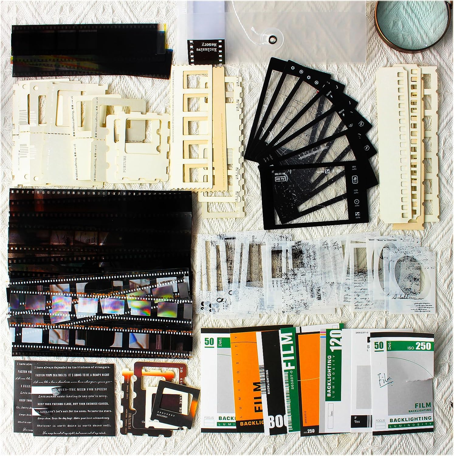 94-Piece Film Theme Scrapbook Kit