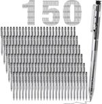 150-Pack Clear Ballpoint Pens