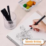 8-Pack Black 0.5mm Gel Pens