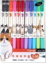 11-Pack Cat Design Fineliner Set