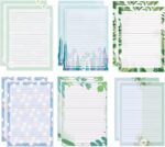 60-Piece Floral Lined Writing Paper