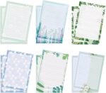 60-Piece Floral Lined Writing Paper