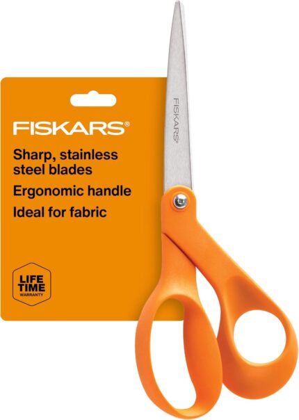 Orange Handle Craft Scissors