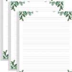 Botanical Leaf Lined Paper