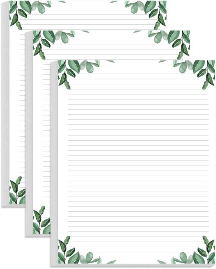 Botanical Leaf Lined Paper