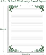 Botanical Leaf Lined Paper
