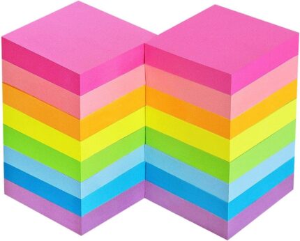 Rainbow Square Sticky Notes