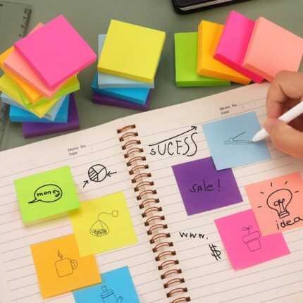 Rainbow Square Sticky Notes