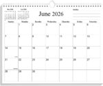 Monthly Wall Calendar Planner