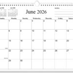 Monthly Wall Calendar Planner