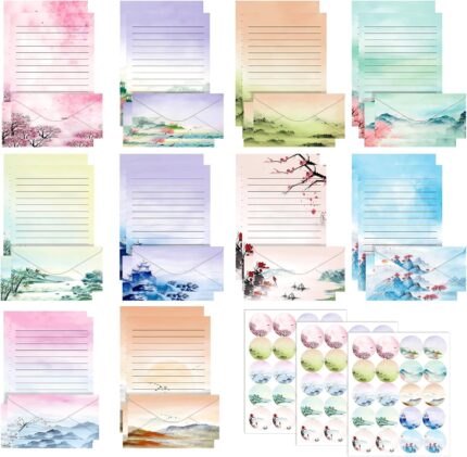 Watercolor Scenic Letter Writing Set